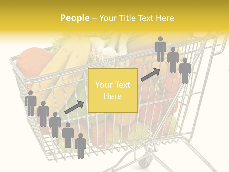 Food Supermarket Slide PowerPoint Template