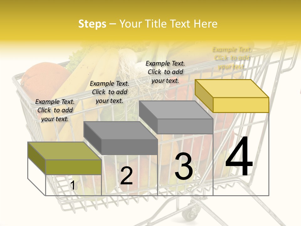 Food Supermarket Slide PowerPoint Template