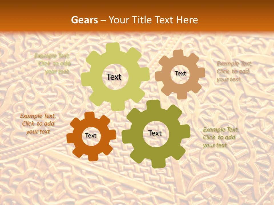 Decoration Retro Royal PowerPoint Template