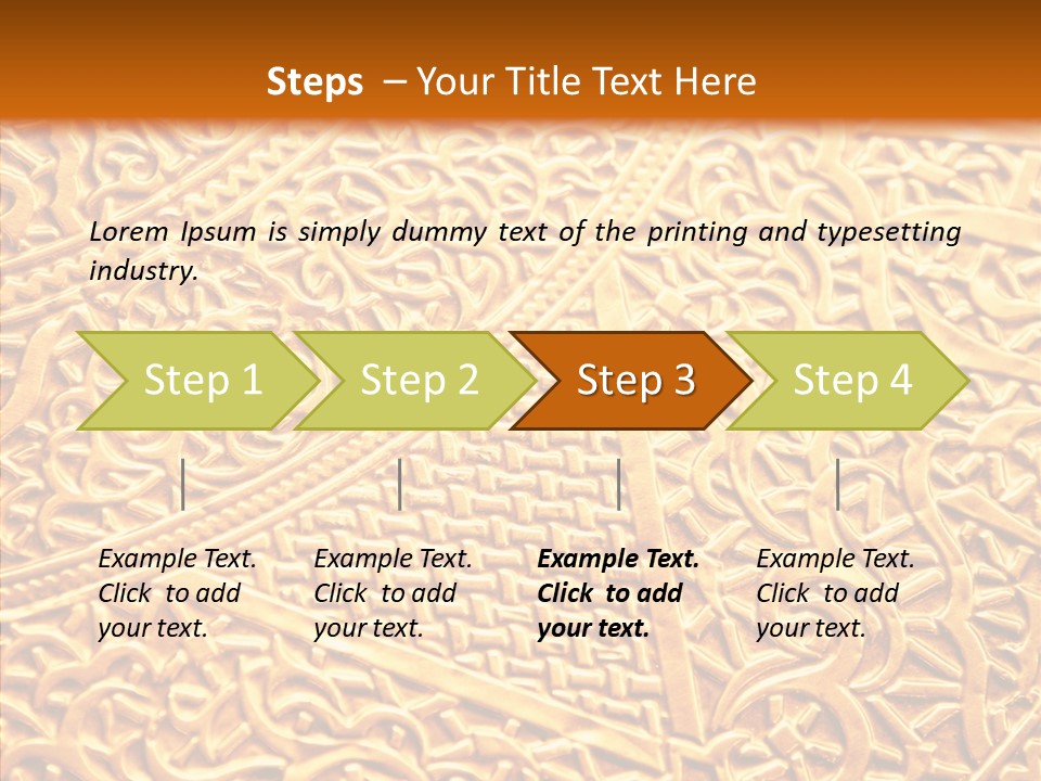 Decoration Retro Royal PowerPoint Template