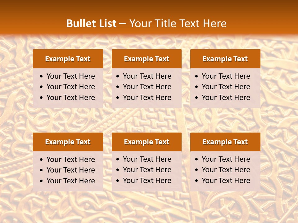 Decoration Retro Royal PowerPoint Template