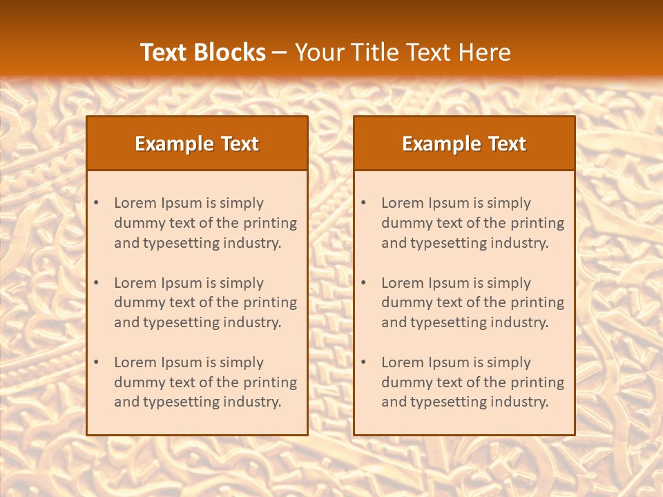 Decoration Retro Royal PowerPoint Template