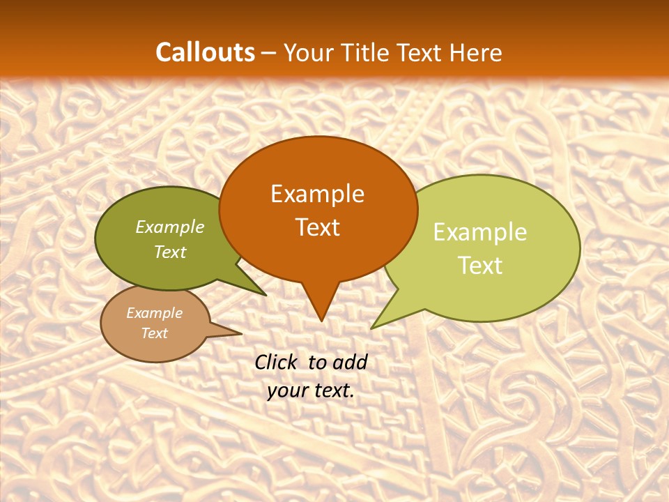 Decoration Retro Royal PowerPoint Template