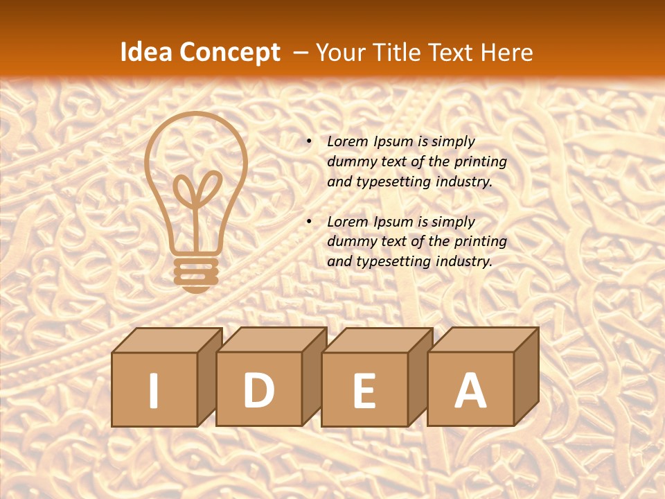 Decoration Retro Royal PowerPoint Template