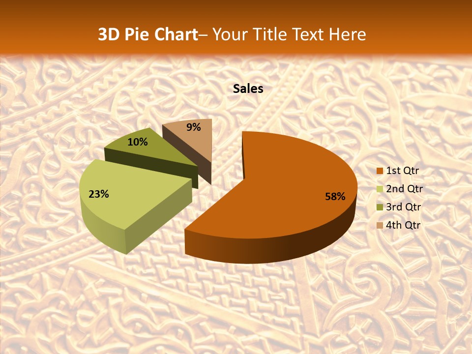 Decoration Retro Royal PowerPoint Template