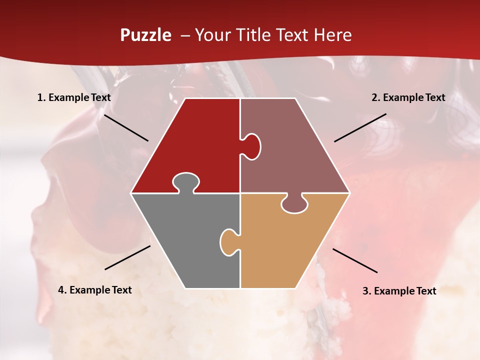 Unhealthy Plate Eating PowerPoint Template