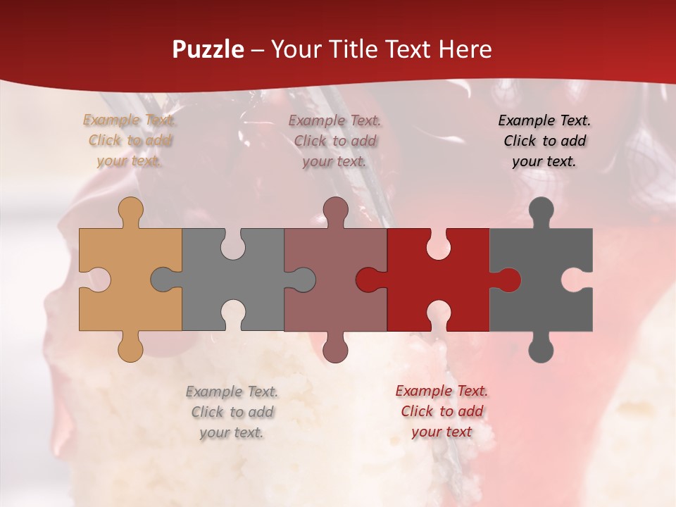 Unhealthy Plate Eating PowerPoint Template