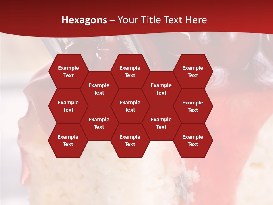 Unhealthy Plate Eating PowerPoint Template