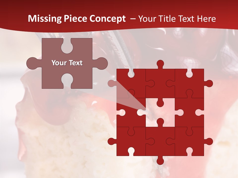 Unhealthy Plate Eating PowerPoint Template