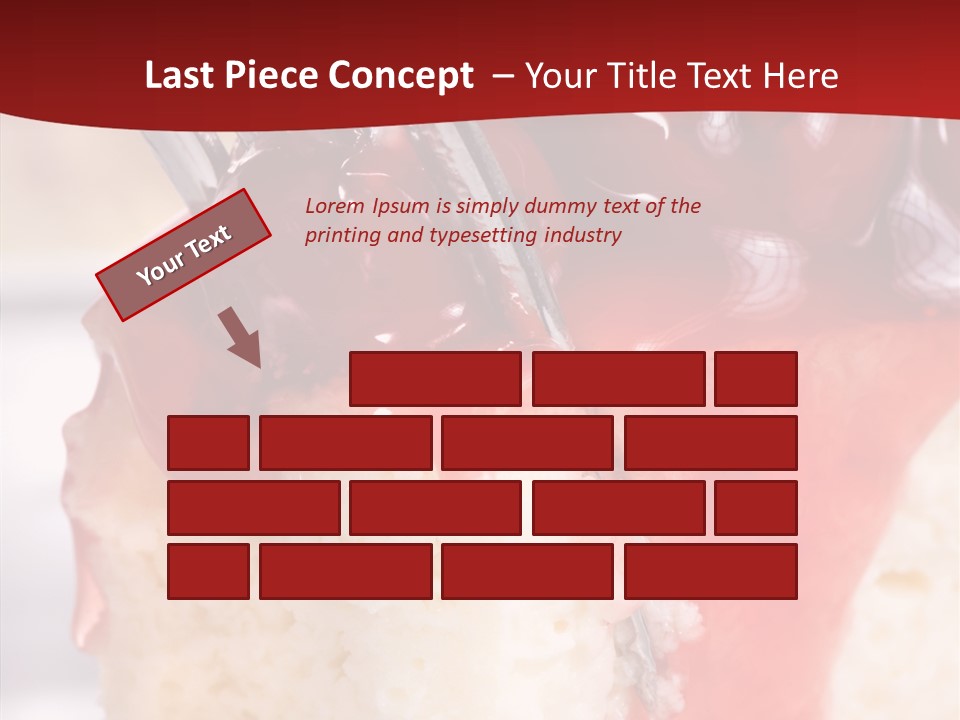 Unhealthy Plate Eating PowerPoint Template