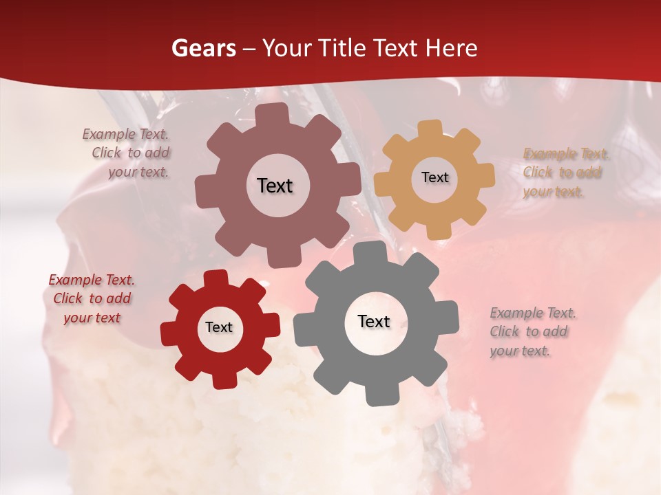 Unhealthy Plate Eating PowerPoint Template