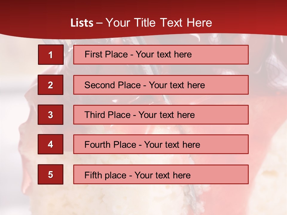 Unhealthy Plate Eating PowerPoint Template