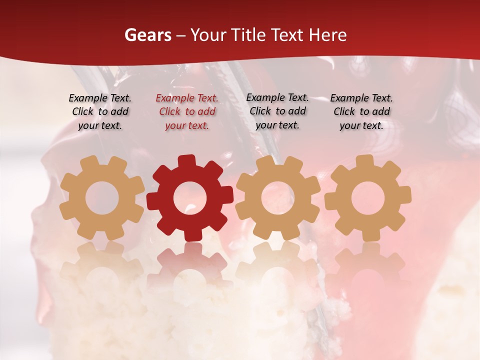 Unhealthy Plate Eating PowerPoint Template