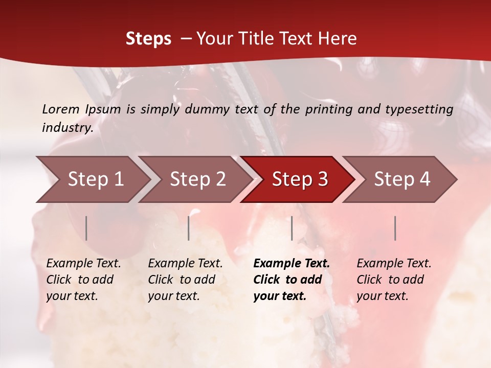 Unhealthy Plate Eating PowerPoint Template