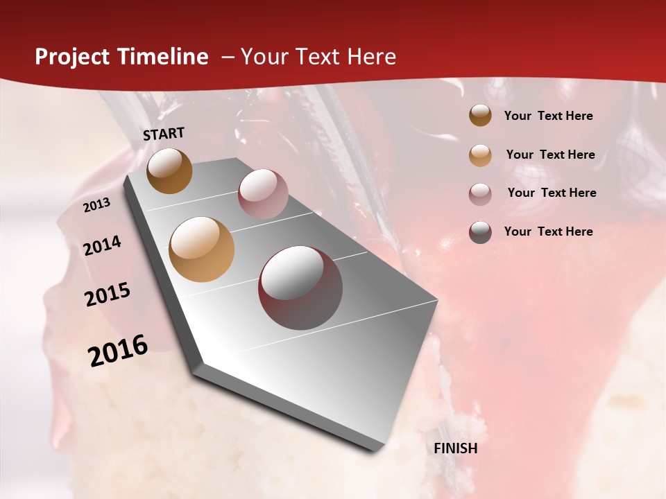 Unhealthy Plate Eating PowerPoint Template