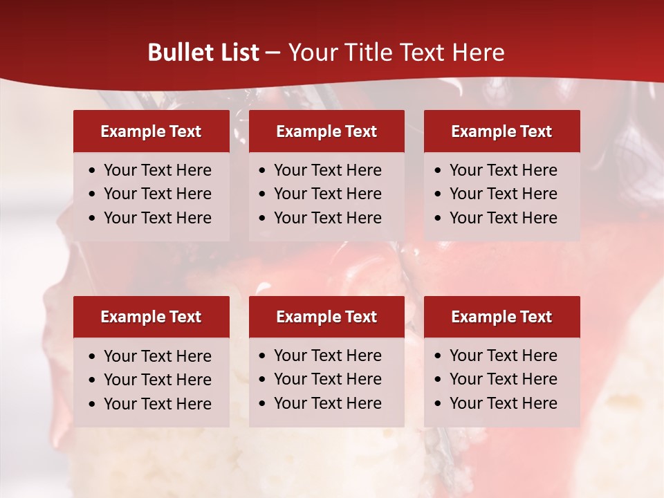 Unhealthy Plate Eating PowerPoint Template