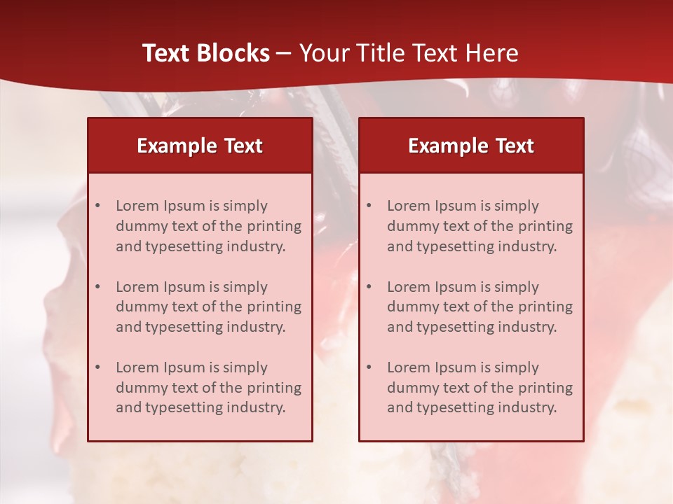 Unhealthy Plate Eating PowerPoint Template