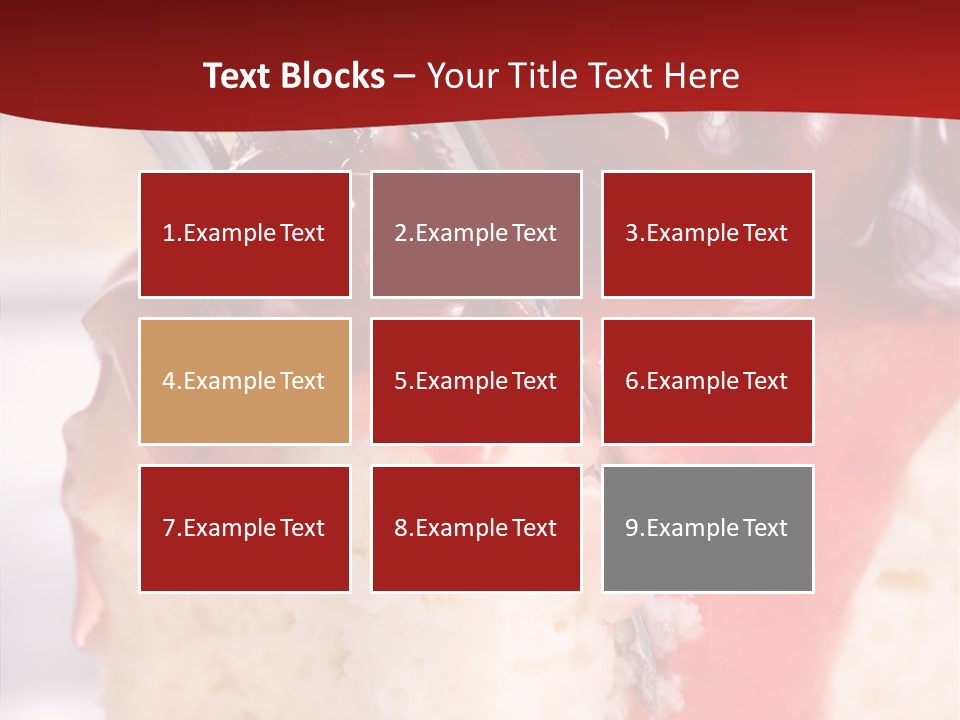 Unhealthy Plate Eating PowerPoint Template