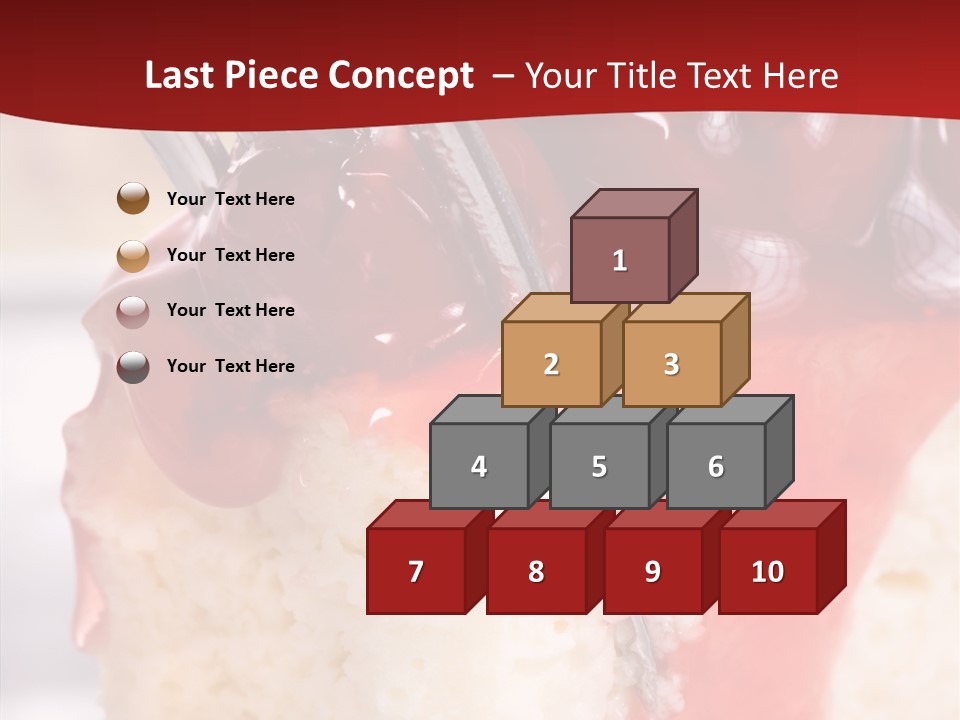 Unhealthy Plate Eating PowerPoint Template