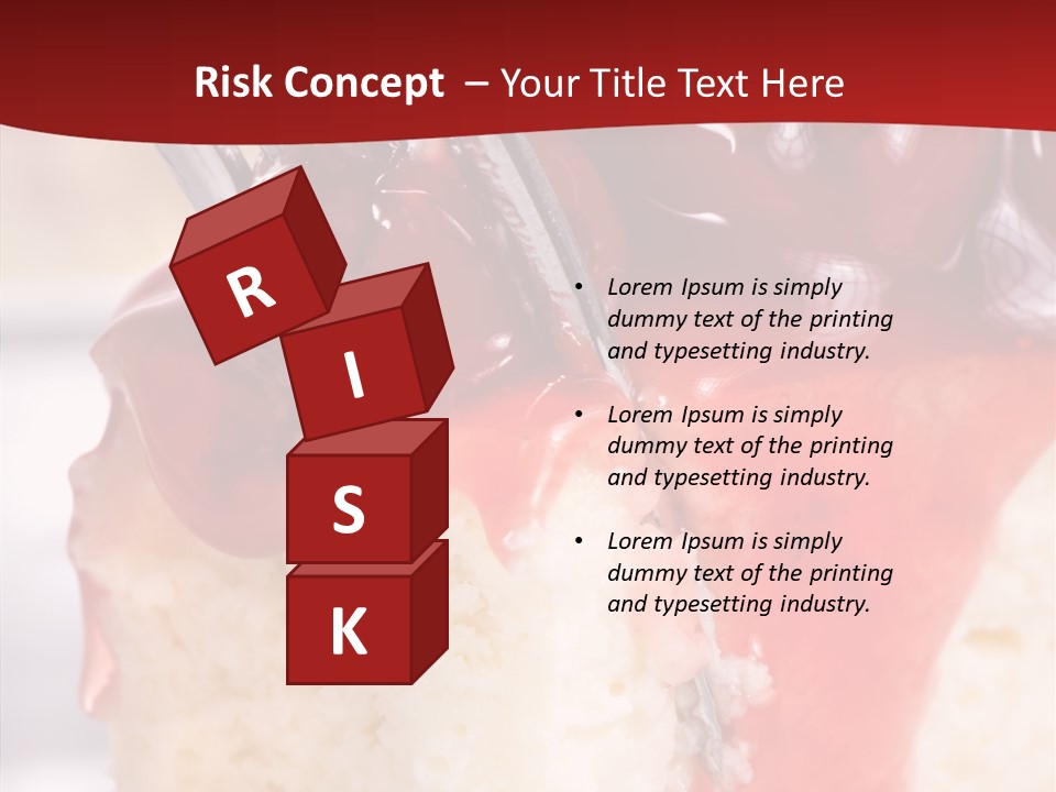 Unhealthy Plate Eating PowerPoint Template