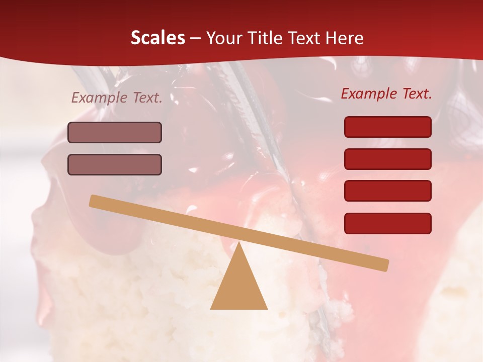 Unhealthy Plate Eating PowerPoint Template