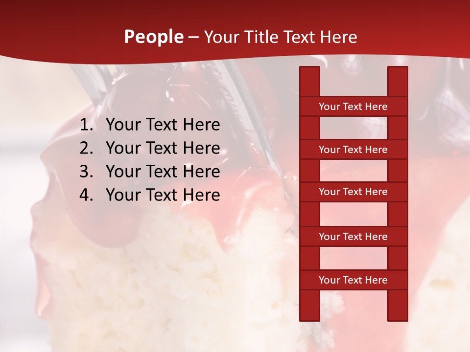 Unhealthy Plate Eating PowerPoint Template