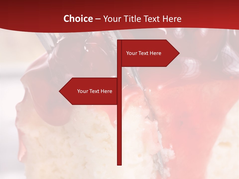 Unhealthy Plate Eating PowerPoint Template