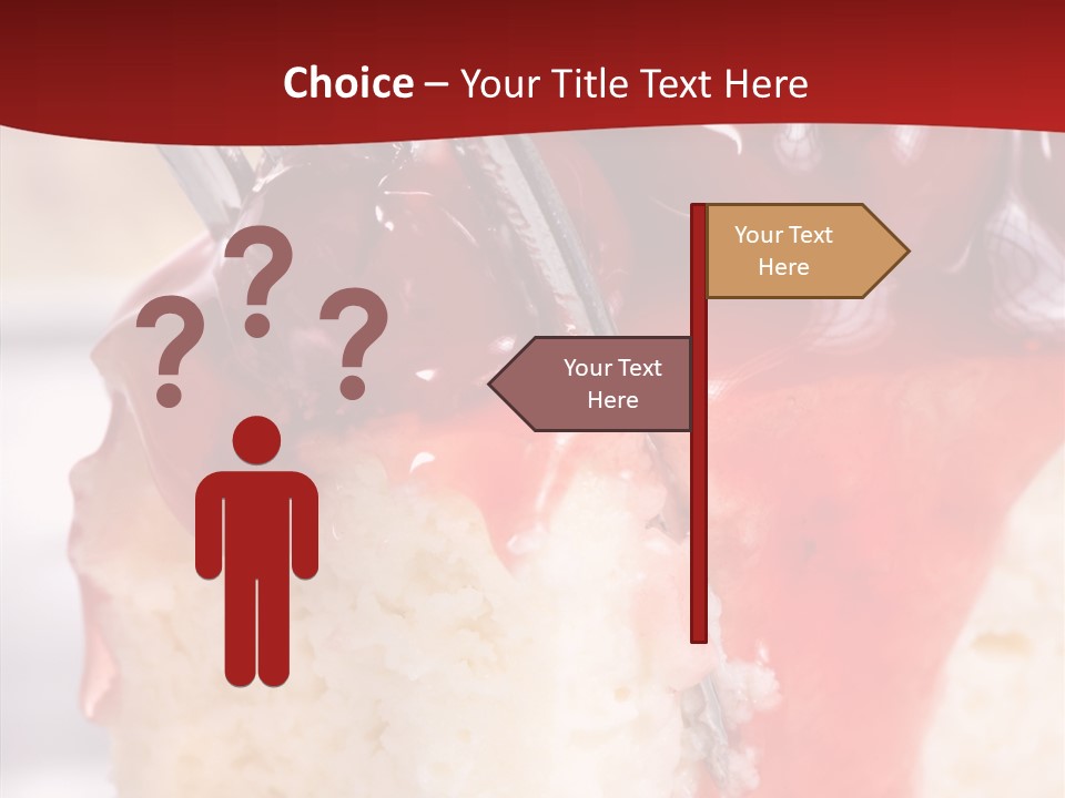 Unhealthy Plate Eating PowerPoint Template