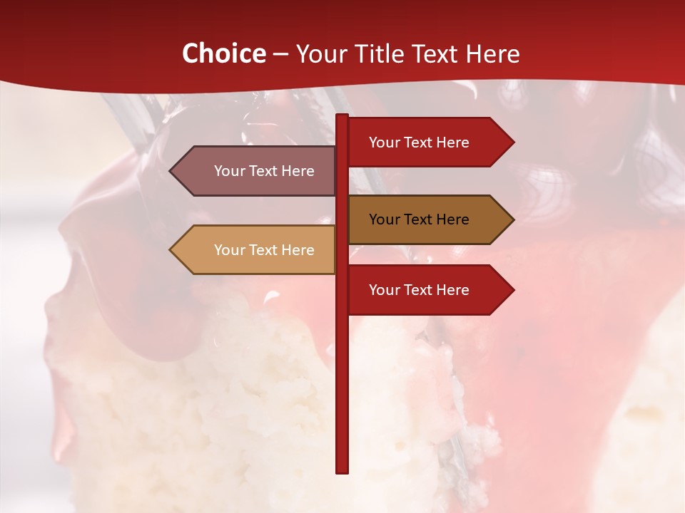 Unhealthy Plate Eating PowerPoint Template