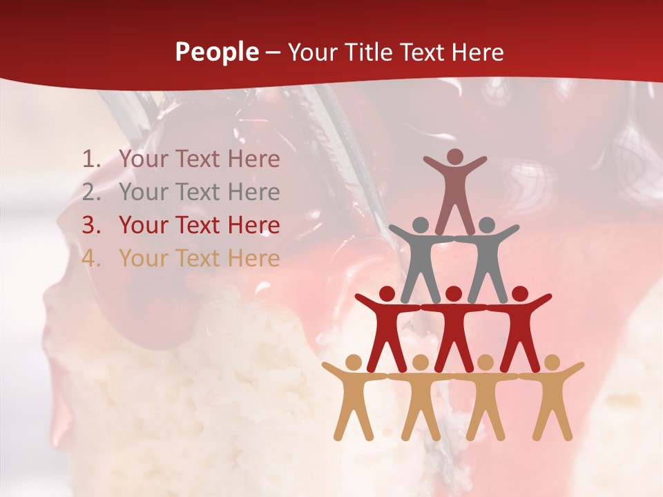 Unhealthy Plate Eating PowerPoint Template