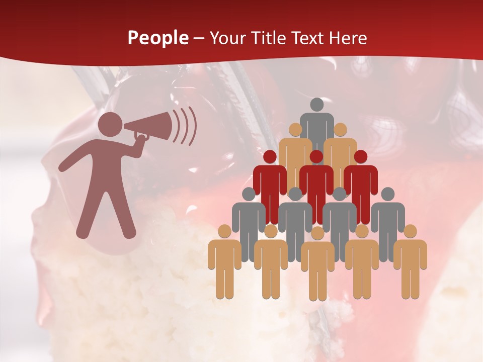 Unhealthy Plate Eating PowerPoint Template