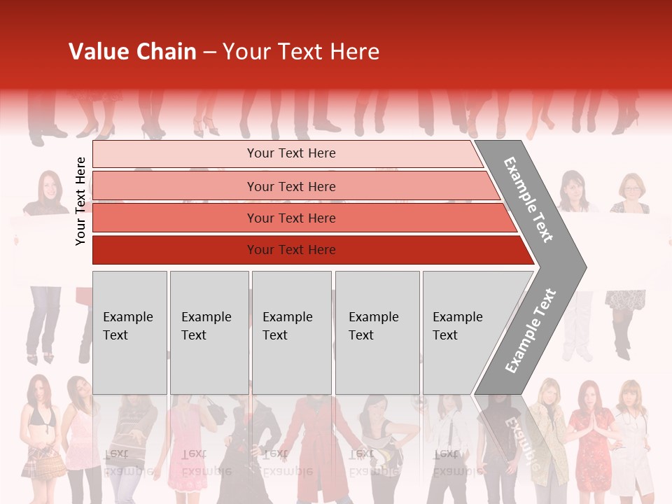 Holding Portrait Banner PowerPoint Template