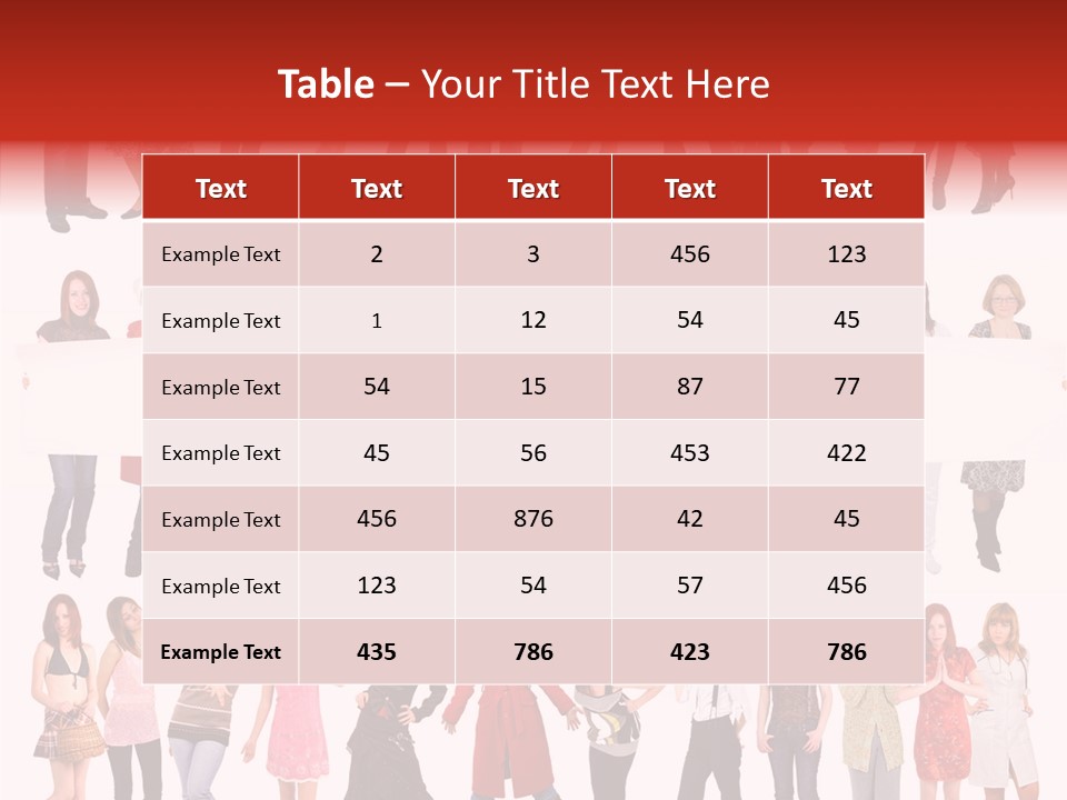 Holding Portrait Banner PowerPoint Template