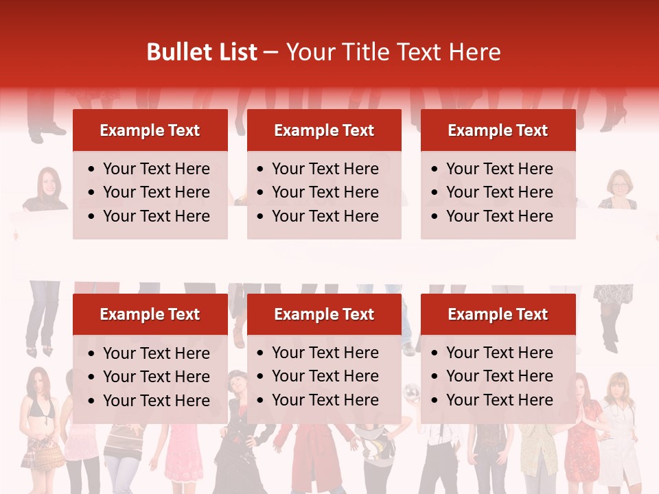 Holding Portrait Banner PowerPoint Template