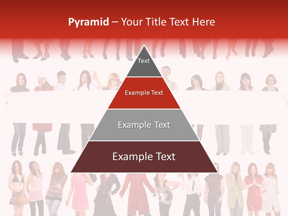 Holding Portrait Banner PowerPoint Template