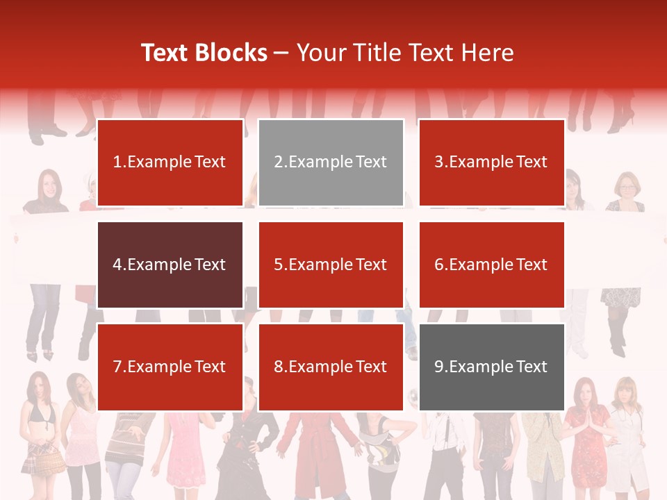 Holding Portrait Banner PowerPoint Template