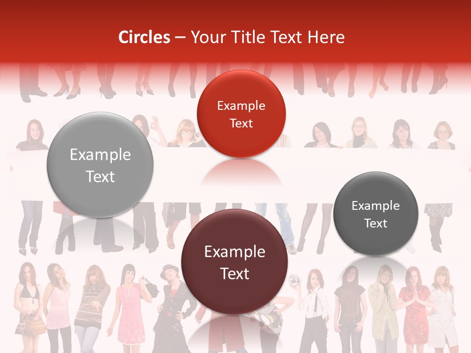 Holding Portrait Banner PowerPoint Template