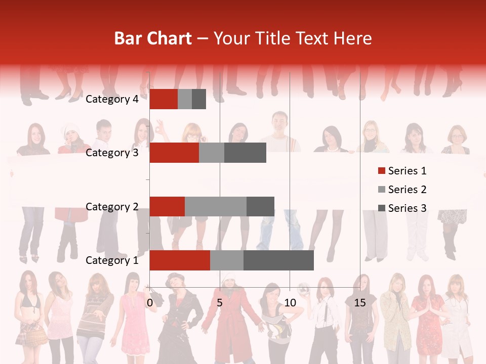 Holding Portrait Banner PowerPoint Template