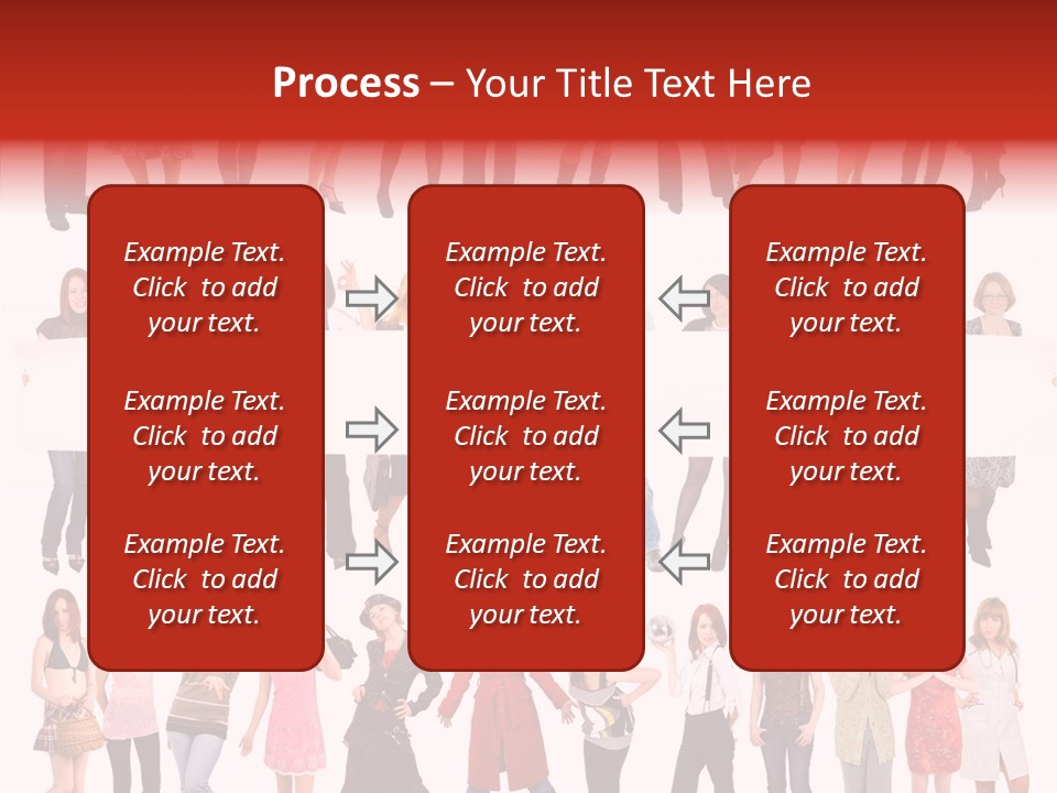 Holding Portrait Banner PowerPoint Template