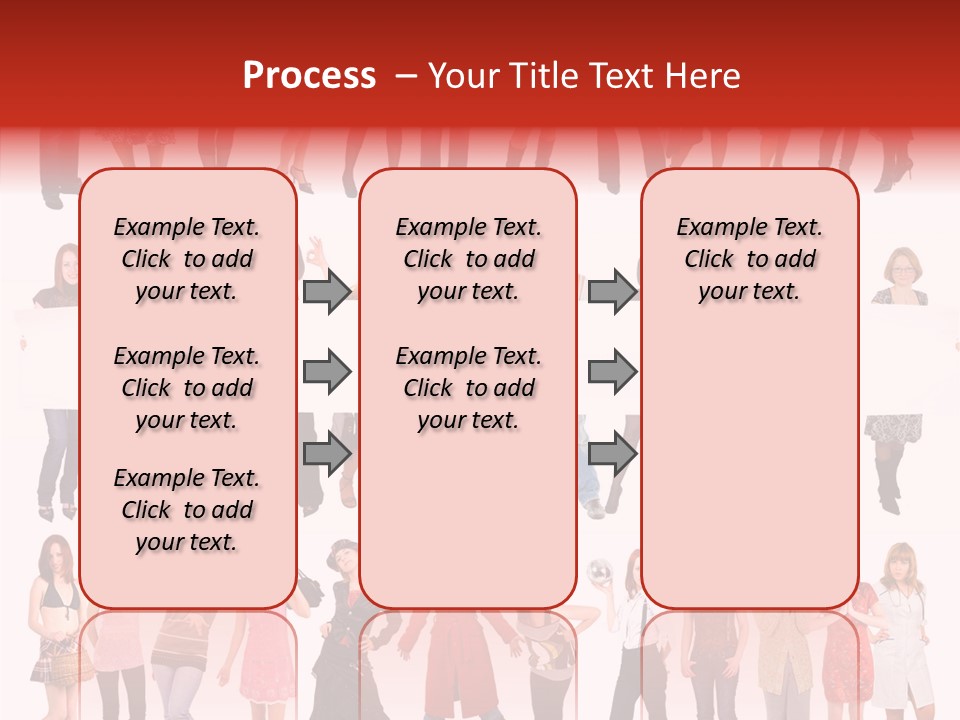 Holding Portrait Banner PowerPoint Template
