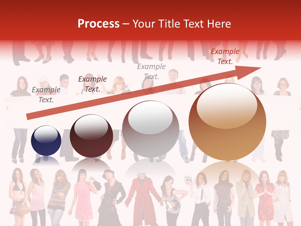 Holding Portrait Banner PowerPoint Template