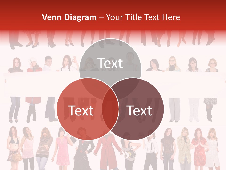 Holding Portrait Banner PowerPoint Template