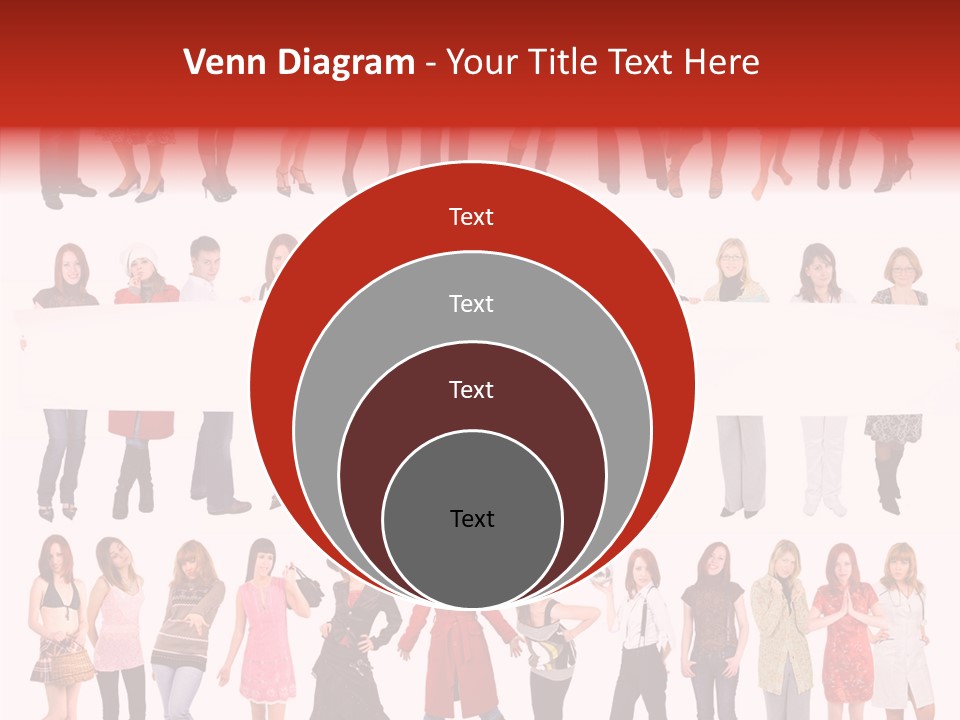 Holding Portrait Banner PowerPoint Template