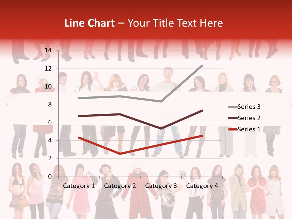 Holding Portrait Banner PowerPoint Template