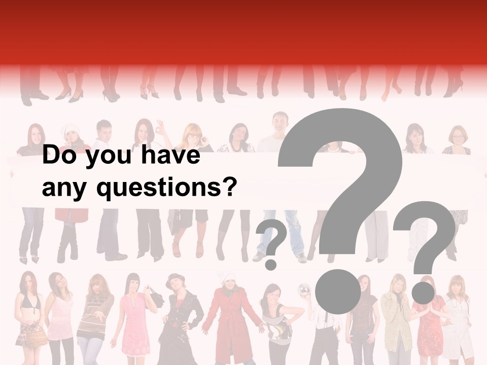 Holding Portrait Banner PowerPoint Template