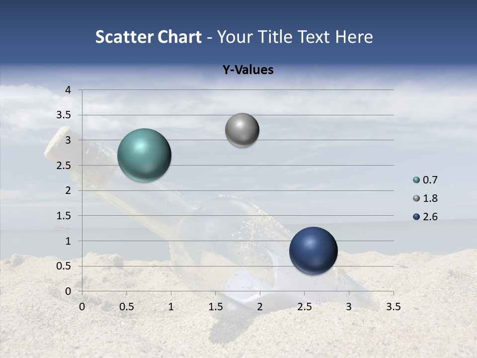 Sos Bottle Seaside PowerPoint Template