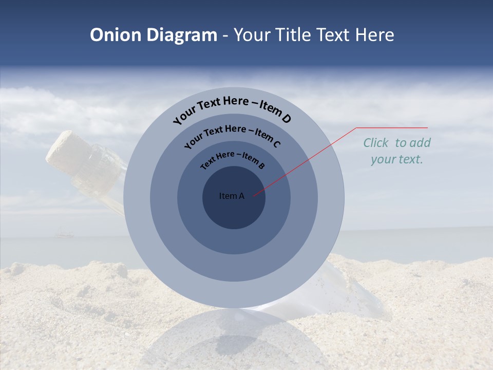 Sos Bottle Seaside PowerPoint Template