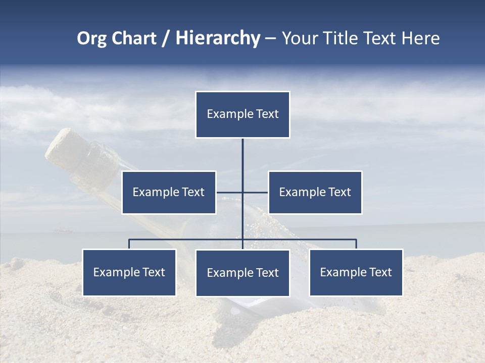 Sos Bottle Seaside PowerPoint Template