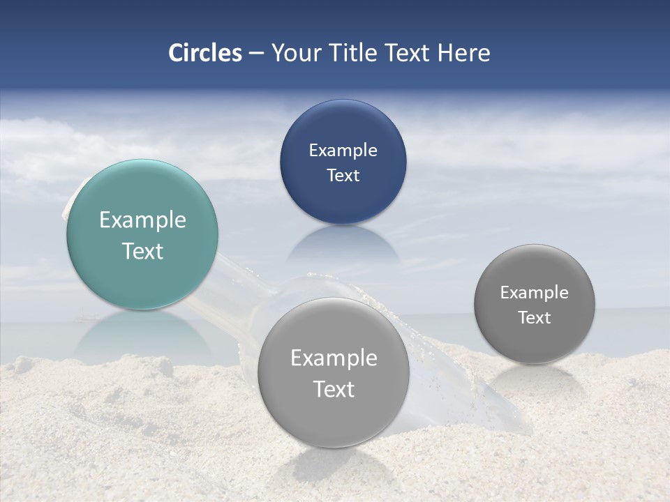 Sos Bottle Seaside PowerPoint Template