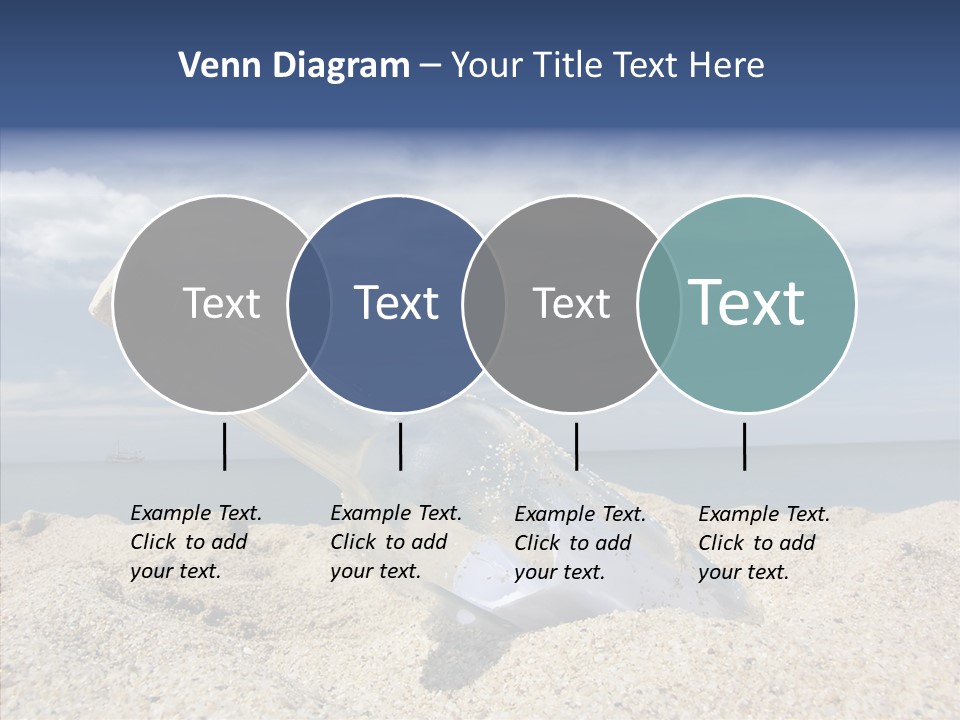 Sos Bottle Seaside PowerPoint Template